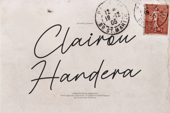 Clairou Handera Font - Featured Image