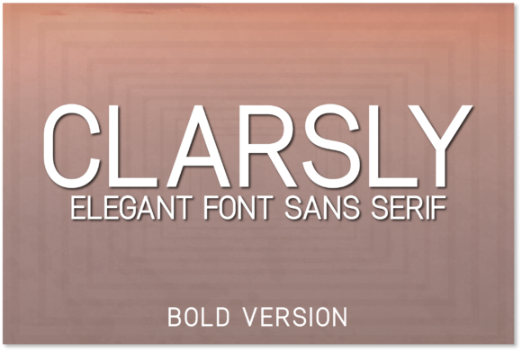 Clarsly Bold Font - Featured Image
