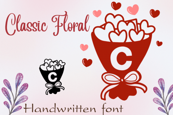 Classic Floral Font - Featured Image