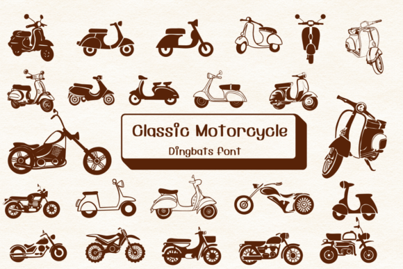 Classic Motorcycle Font - Featured Image