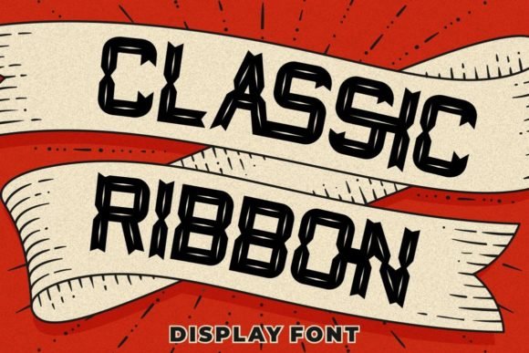Classic Ribbon Font - Featured Image