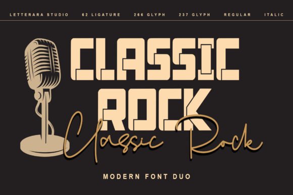 Classic Rock Font - Featured Image
