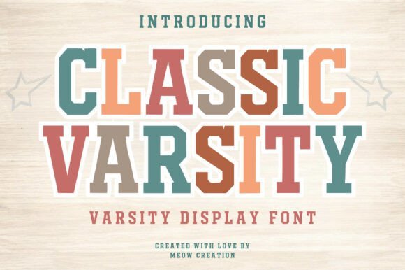 Classic Varsity Font - Featured Image