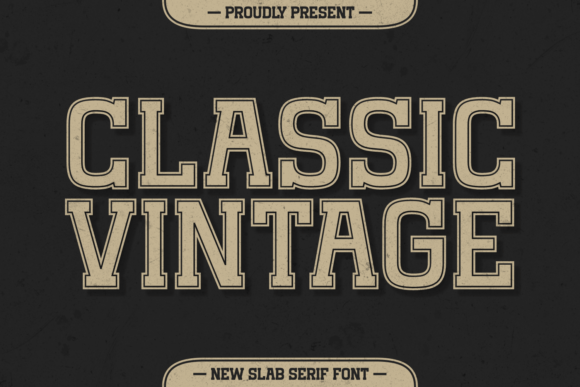 Classic Vintage Font - Featured Image