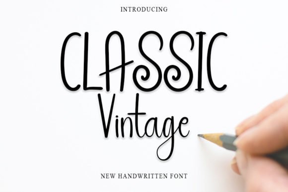 Classic Vintage Font - Featured Image