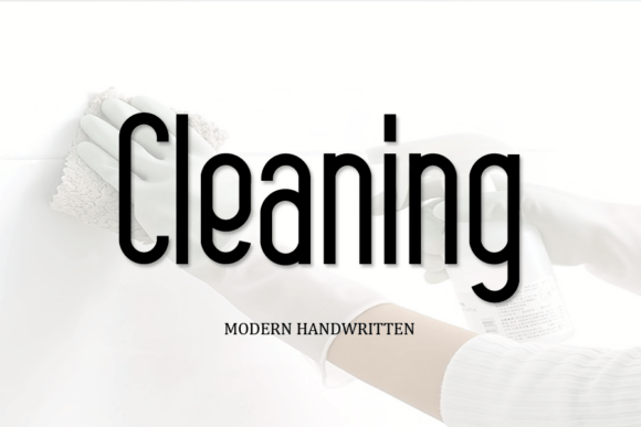 Cleaning Font - Featured Image