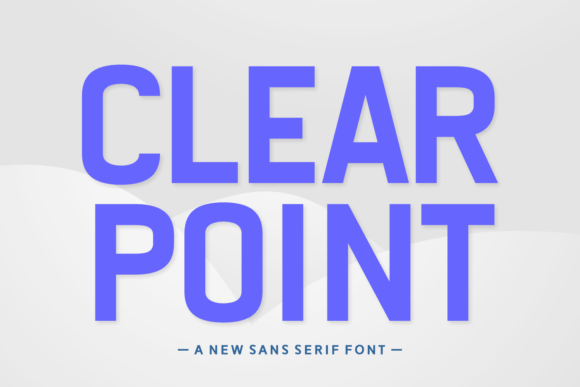 Clear Point Font - Featured Image