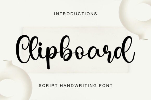 Clipboard Font - Featured Image