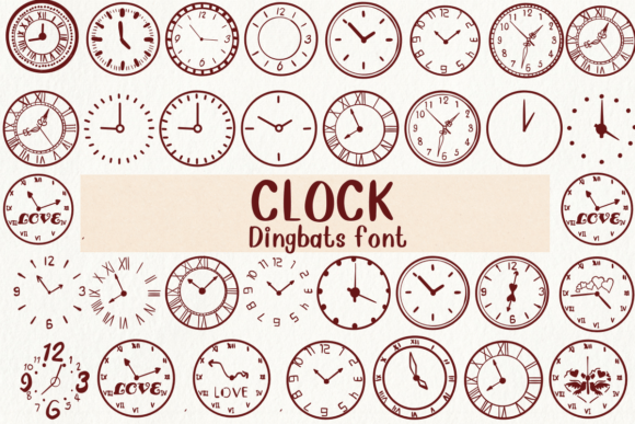 Clock Font - Featured Image