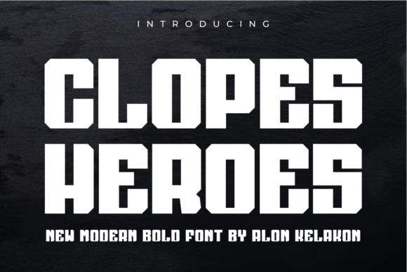 Clopes Heroes Font - Featured Image