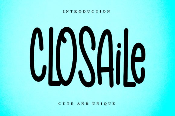 Closaile Font - Featured Image