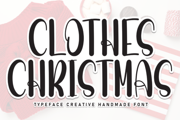 Clothes Christmas Font - Featured Image