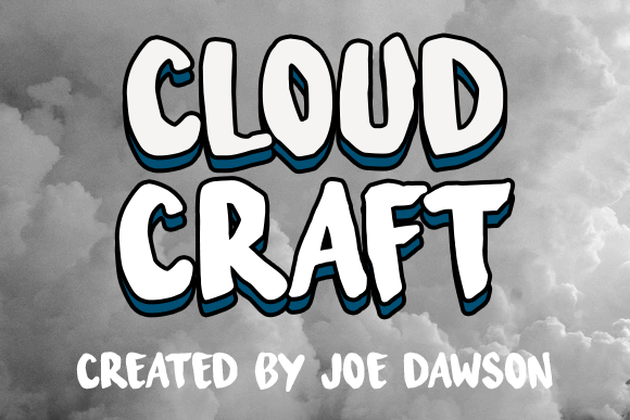 Cloud Craft Font - Featured Image