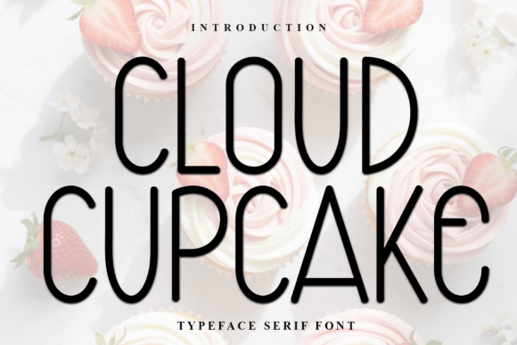 Cloud Cupcake Font - Featured Image