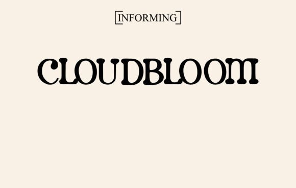 Cloudbloom Font - Featured Image
