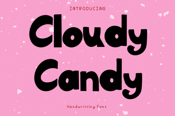 Cloudy Candy Font - Featured Image