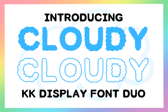 Cloudy Font - Featured Image