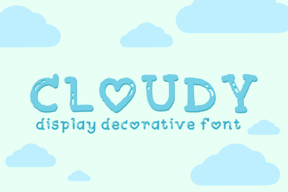 Cloudy Font - Featured Image