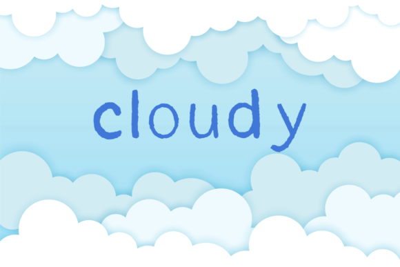 Cloudy Font - Featured Image
