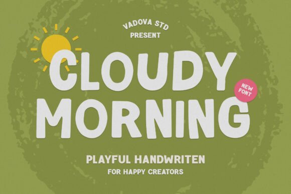 Cloudy Morning Font - Featured Image