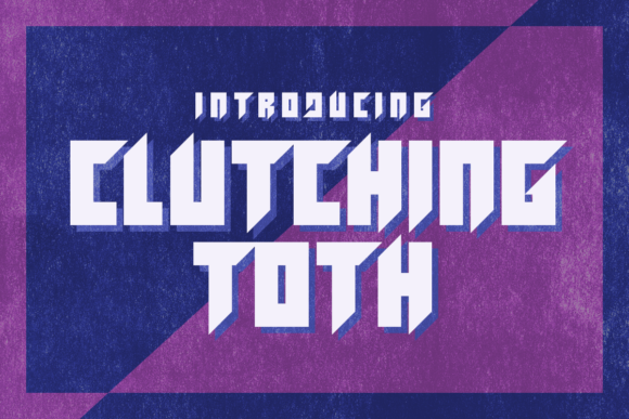 Clutching Toth Font - Featured Image