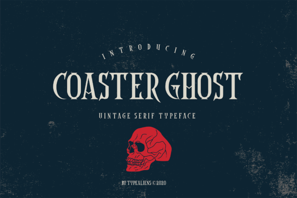 Coaster Ghost Font - Featured Image
