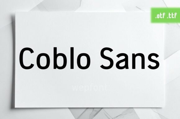 Coblo Sans Font - Featured Image