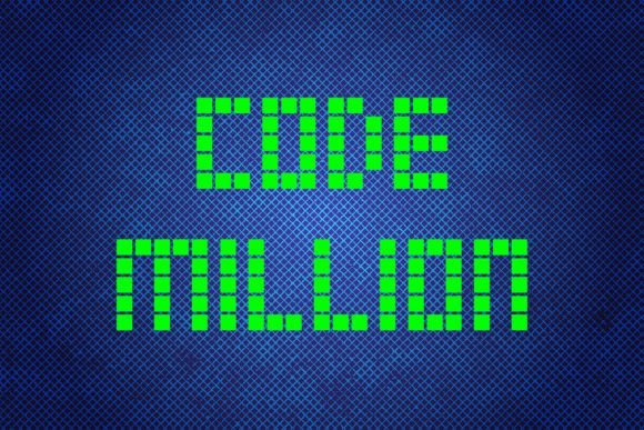 Code Million Font - Featured Image