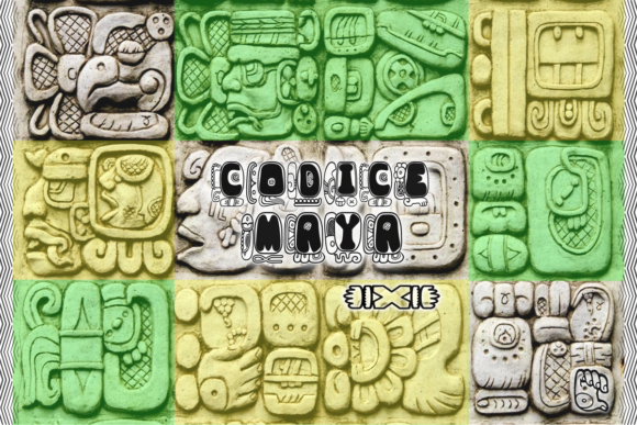 Codice Maya Font - Featured Image