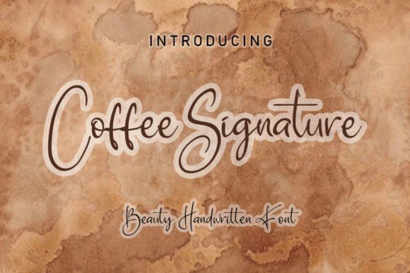 Coffee Signature Font - Featured Image