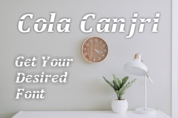 Cola Canjri Font - Featured Image
