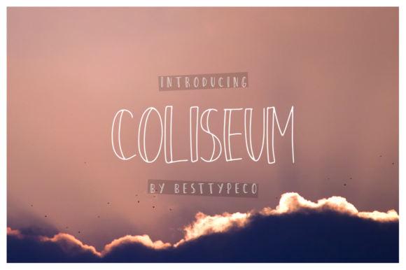Coliseum Font - Featured Image