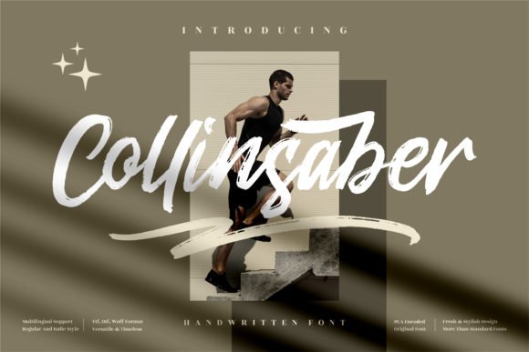 Collinsaber Font - Featured Image