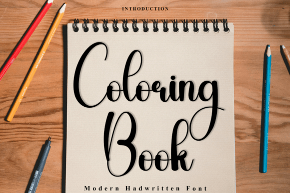 Coloring Book Font - Featured Image