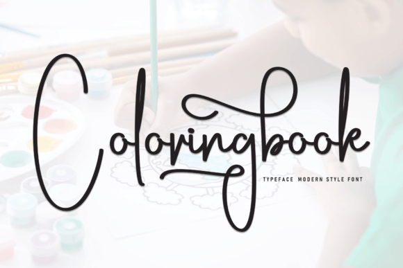 Coloringbook Font - Featured Image