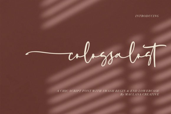 Colossalost Font - Featured Image