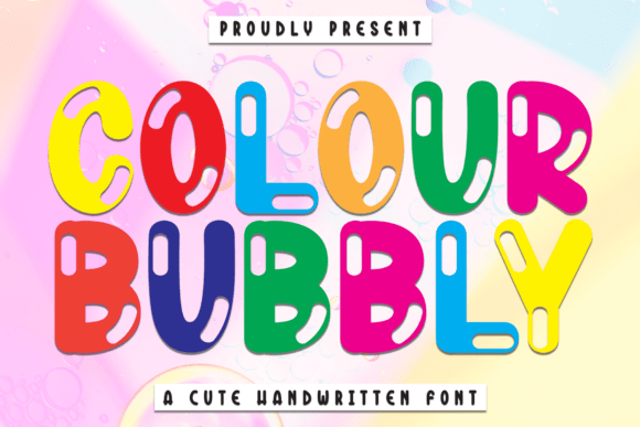Colour Bubbly Font - Featured Image