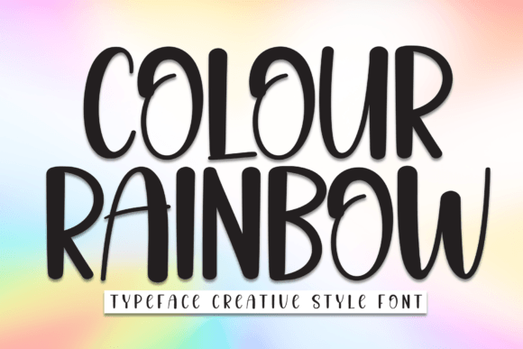 Colour Rainbow Font - Featured Image