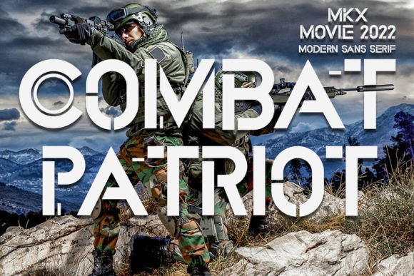 Combat Patriot Font - Featured Image