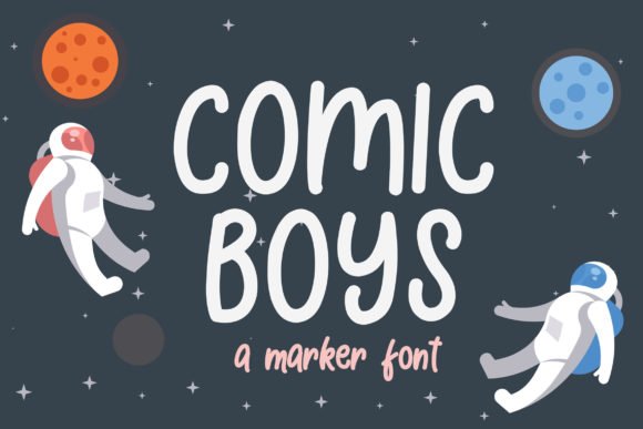 Comic Boys Font - Featured Image