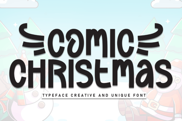 Comic Christmas Font - Featured Image
