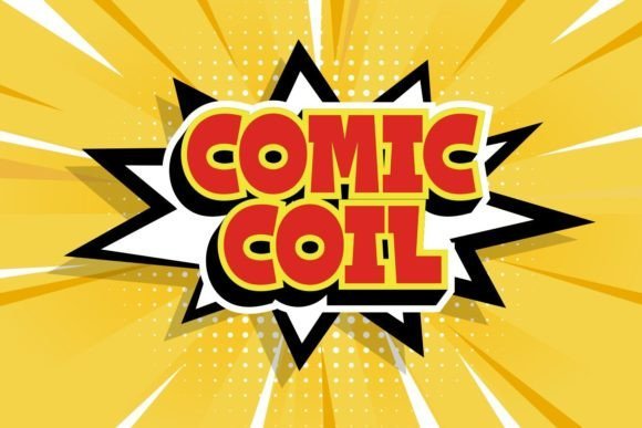 Comic Coil Font - Featured Image