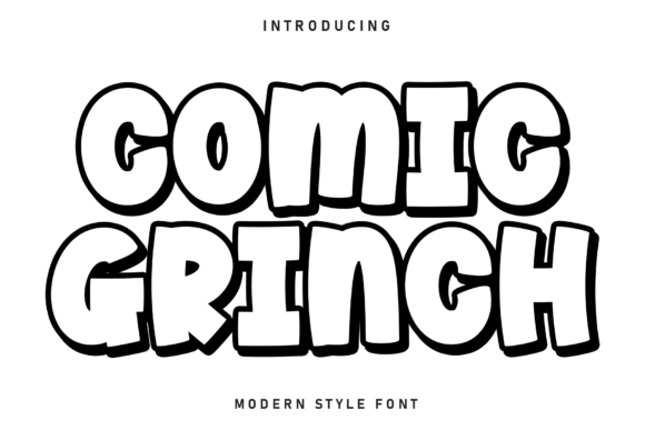 Comic Grinch Font - Featured Image