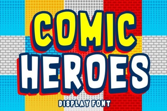 Comic Heroes Font - Featured Image