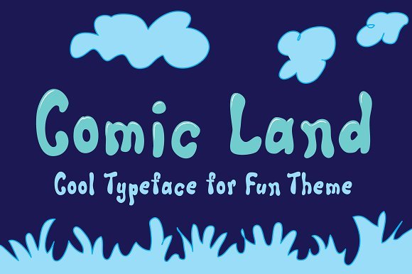 Comic Land Font - Featured Image