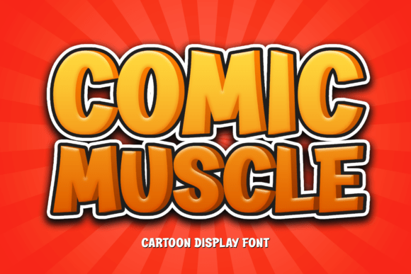 Comic Muscle Font - Featured Image