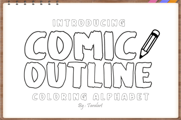 Comic Outline Font - Featured Image