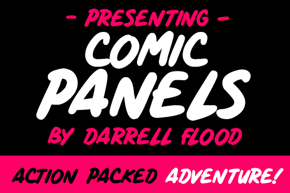 Comic Panels Font - Featured Image