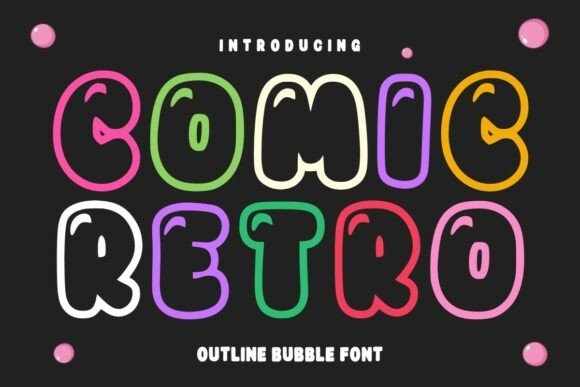 Comic Retro Font - Featured Image