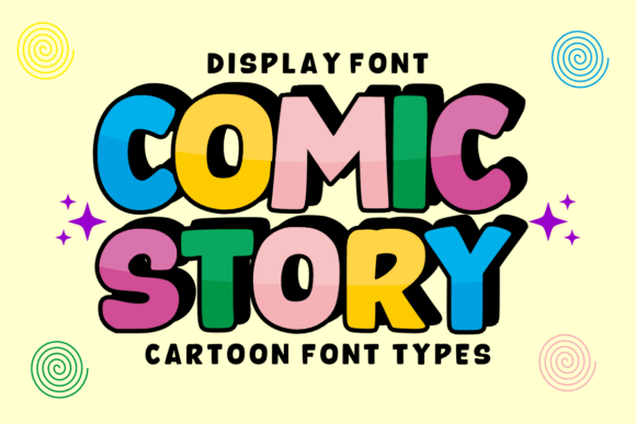 Comic Story Font - Featured Image